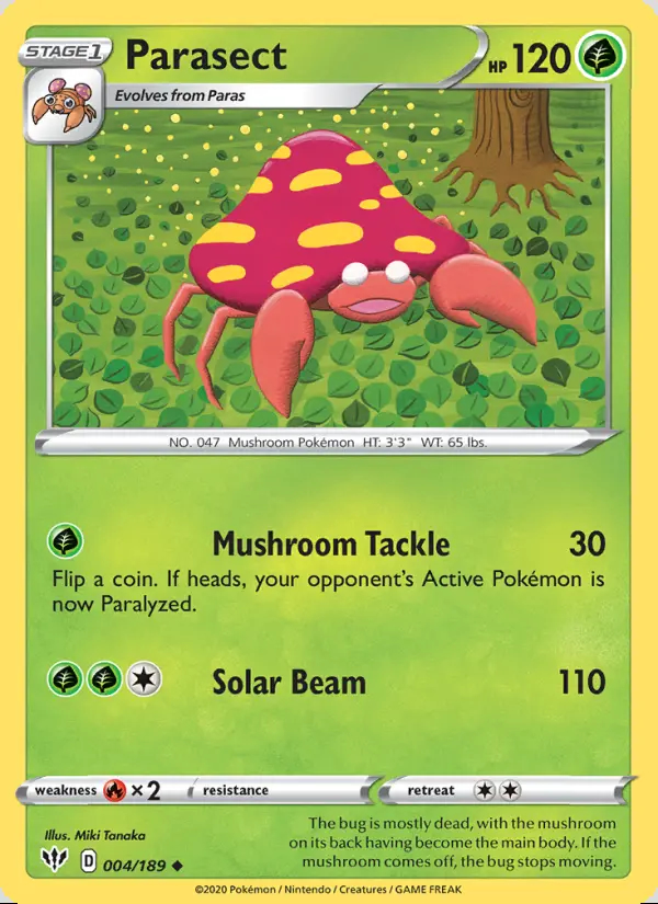 Image of the card Parasect