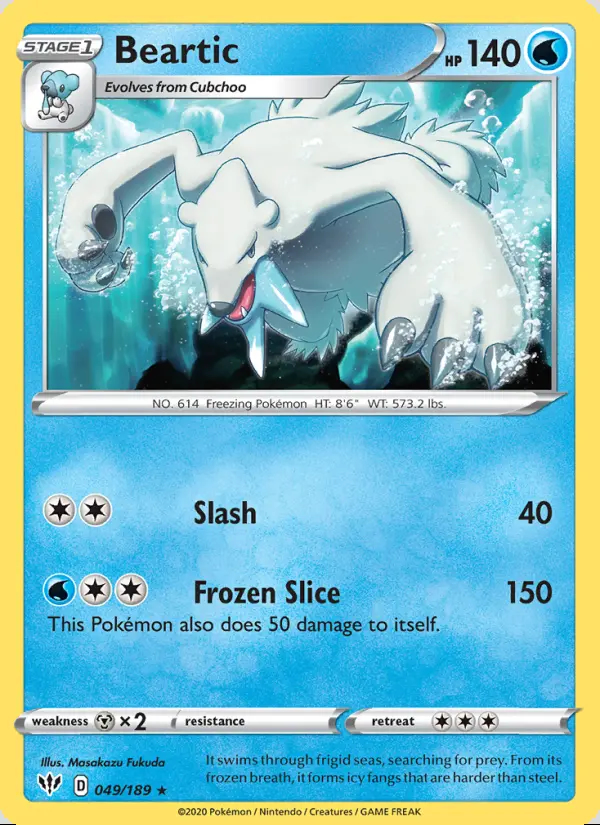 Image of the card Beartic