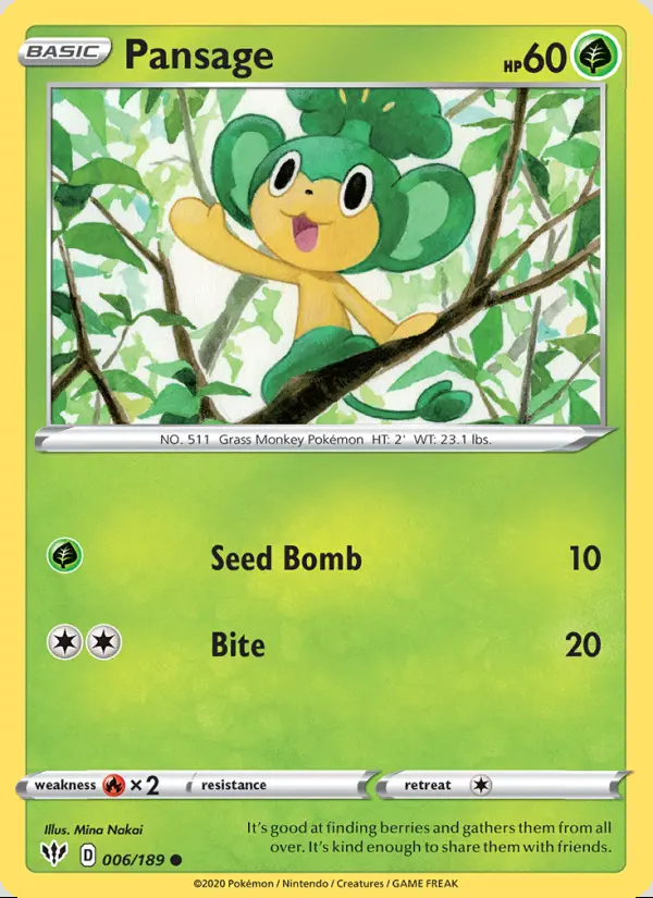 Image of the card Pansage