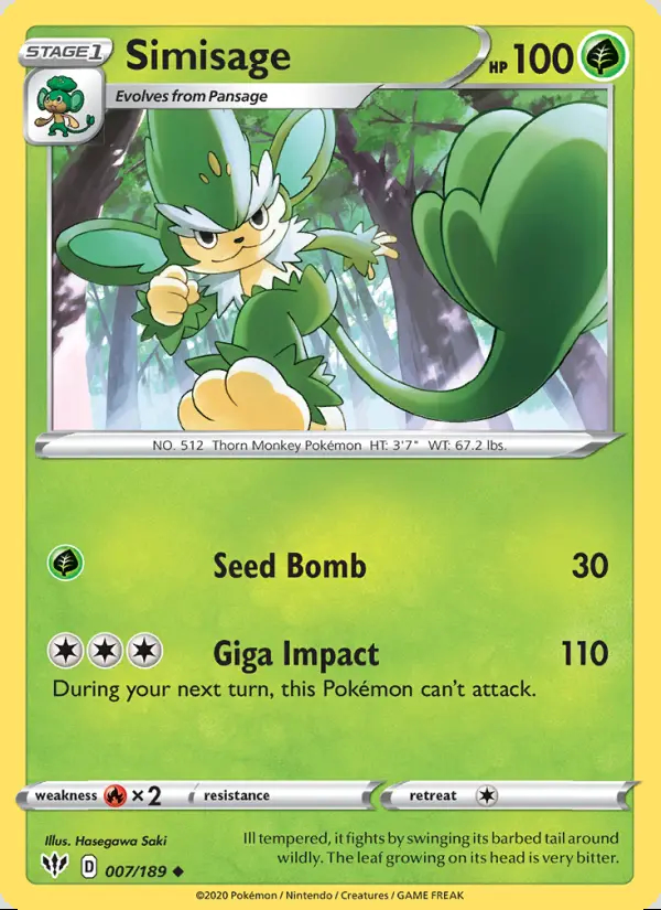 Image of the card Simisage