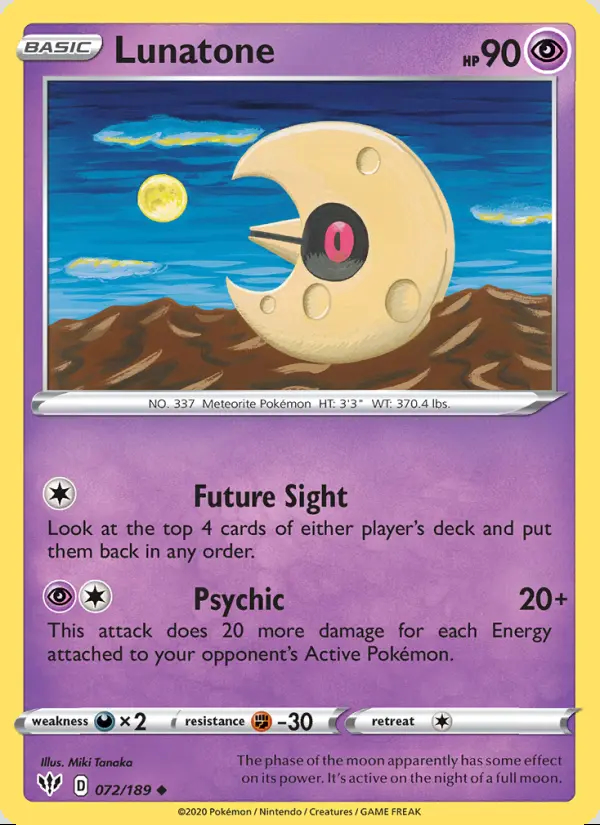 Image of the card Lunatone