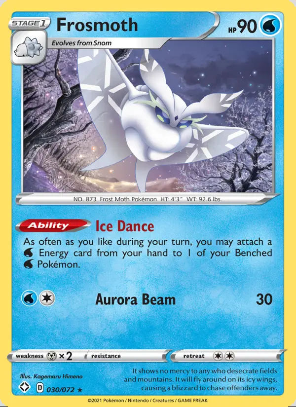 Image of the card Frosmoth