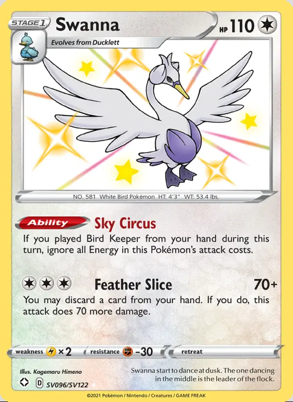 Image of the card Swanna