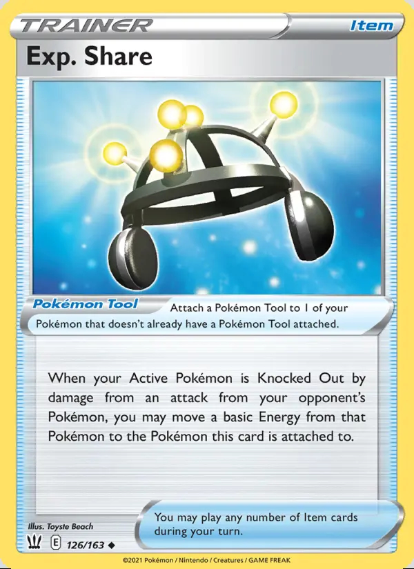 Image of the card Exp. Share