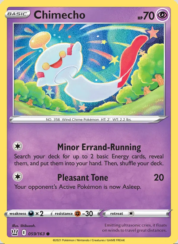 Image of the card Chimecho