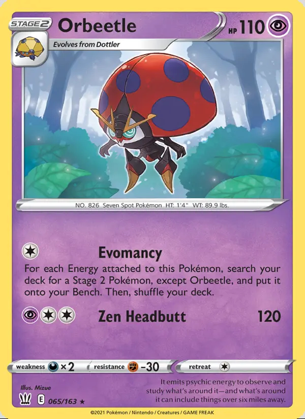 Image of the card Orbeetle