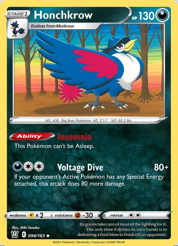 Image of the card Honchkrow