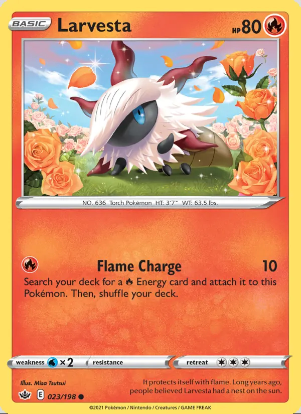 Image of the card Larvesta