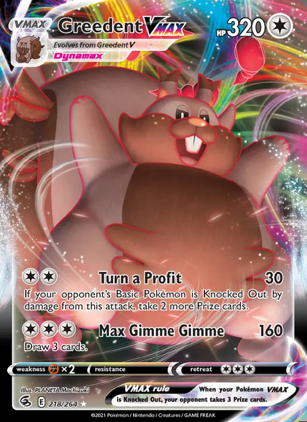 Image of the card Greedent VMAX