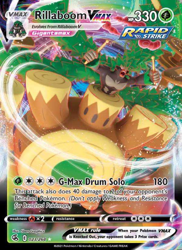 Image of the card Rillaboom VMAX