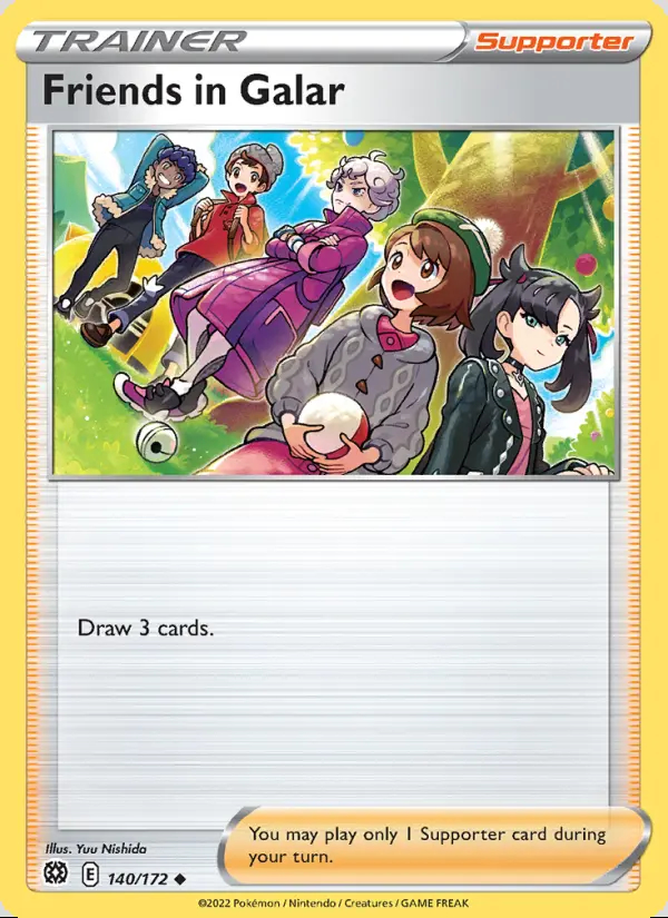 Image of the card Friends in Galar
