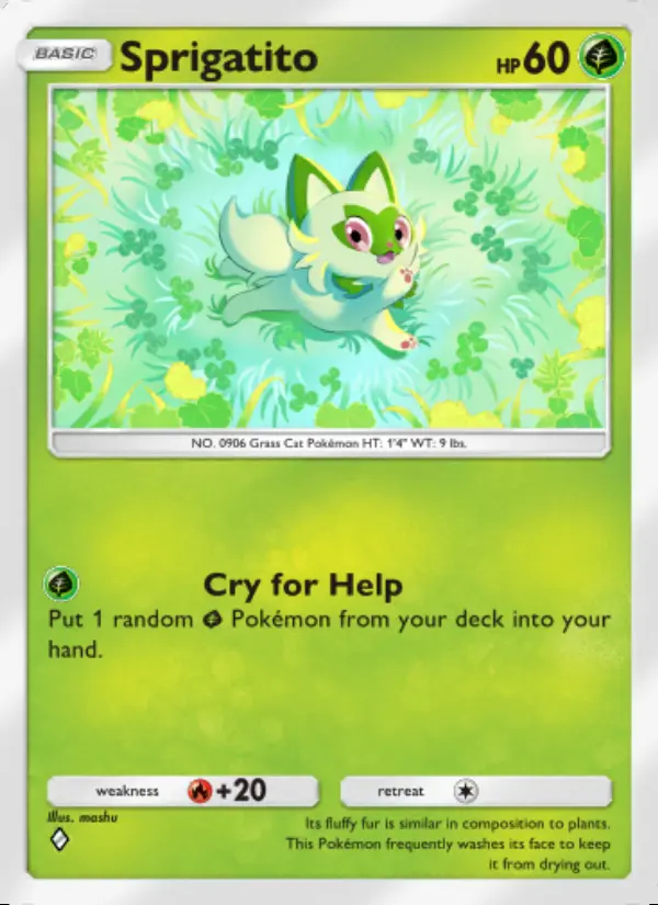 Image of the card Sprigatito