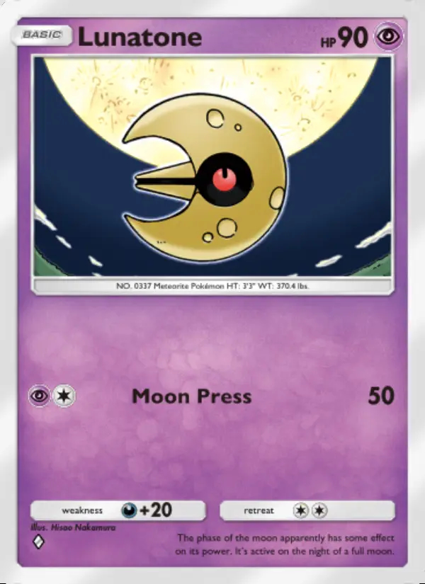 Image of the card Lunatone