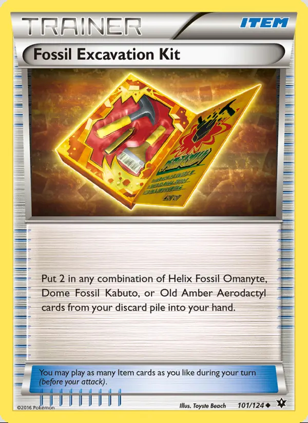 Image of the card Fossil Excavation Kit