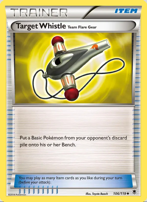 Image of the card Target Whistle Team Flare Gear