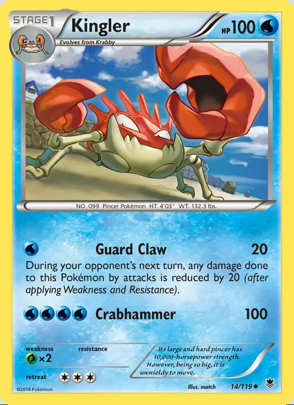 Image of the card Kingler