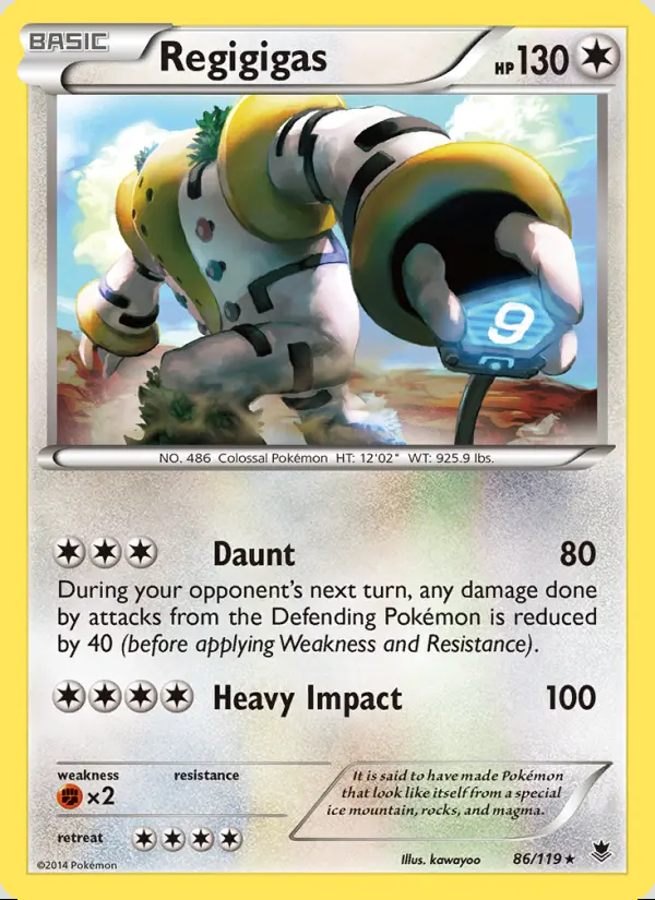 Image of the card Regigigas