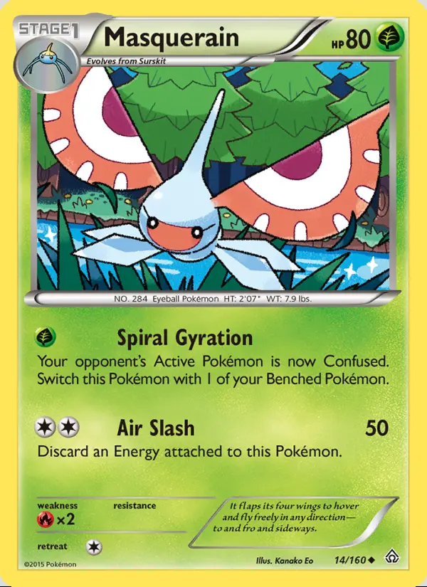 Image of the card Masquerain